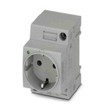 Phoenix Contact German Mains Sockets, 16A, DIN Rail, 250 V