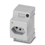 Phoenix Contact Mains Sockets, 20A, DIN Rail, 250 V