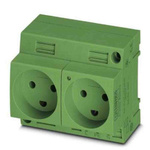 Phoenix Contact Denmark Mains Sockets, 16A, DIN Rail, 250 V