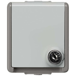 Siemens Gray 1 Gang Plug Socket, 16A