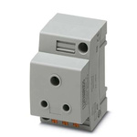 Phoenix Contact Mains Sockets, 6A, DIN Rail Mount, 250 V