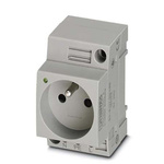 Phoenix Contact French Mains Sockets, 16A, DIN Rail Mount, 250 V