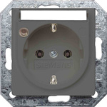Siemens 1 Gang Plug Socket, 16A, Indoor Use