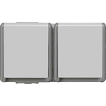 Siemens Grey 2 Gang Plug Socket, 16A, Indoor Use