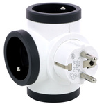 Legrand French / German Multi Outlet Plug, 16A, Plug-In