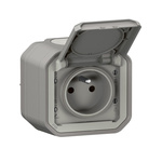 Legrand Grey Plug Socket, 2 Poles, NF Socket