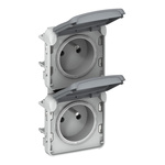 Legrand Grey Plug Socket, NF Socket