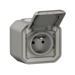 Legrand Grey Plug Socket, NF Socket