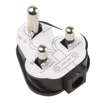 Masterplug UK Mains Plug, 15A, Cable Mount, 250 V ac
