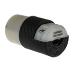 Hubbell USA Mains Connector, 15A, Cable Mount, 125 V ac