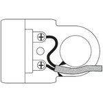 French / German Mains Connector, 6A, Cable Mount, 230 V ac