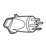 Europe Mains Connector, 32A, Cable Mount, 400 V ac
