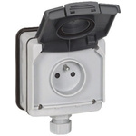 Legrand Plug Socket, 16A, Indoor, Outdoor Use