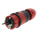 ABL Sursum French / German Mains Plug, 16A, Cable Mount, 250 V