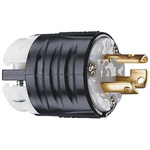 PASS & SEYMOUR USA Mains Plug, 15A, Cable Mount, 125 V