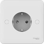 Schneider Electric White 1 Gang Plug Socket, 16A, Indoor Use