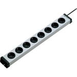 Type F - German Schuko 8 Gang Power Distribution Unit, 1.5m Cable, 16A, 250 V ac
