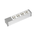 NF Socket 4 Gang Trailing Socket, No, 16A