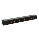IEC C13 10 Gang Trailing Sockets & Power Distribution, No, 16A