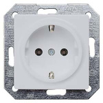 Siemens 1 Gang Electrical Socket, 2 Poles, 16A, Schuko, Indoor Use