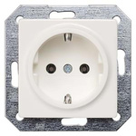 Siemens White 1 Gang Electrical Socket, 2 Poles, 16A, Schuko, Indoor Use