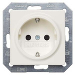 Siemens White 1 Gang Electrical Socket, 2 Poles, 16A, Schuko, Indoor Use