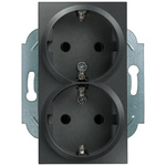 Siemens 2 Gang Plug Socket, 16A, Indoor Use