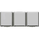 Siemens Grey 3 Gang Plug Socket, 16A, Indoor Use