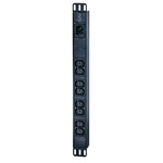 IEC C13 8 Gang Distribution Unit, 2.5m Cable