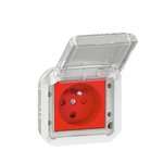 Legrand Black Plug Socket, 2 Poles, NF Socket
