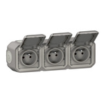 Legrand Grey Plug Socket, NF Socket
