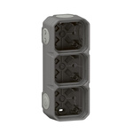 Legrand Grey Plug Socket, 3 Poles, NF Socket