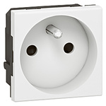 Legrand White 1 Gang Plug Socket, 2 Poles, 16A, Indoor Use