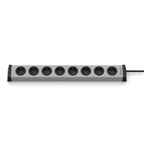 Type F - German Schuko 8 Gang Power Distribution Unit, 3m Cable, 16A, 250 V