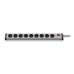 Type F - German Schuko 9 Gang Power Distribution Unit, 1.5m Cable, 16A, 250 V