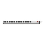 Type G - British 12 Gang Power Distribution Unit, 1.5m Cable, Filtered, 13A, 230 V, Fused, Surge Protected