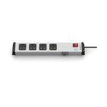 Type G - British 4 Gang Power Distribution Unit, 1.5m Cable, 13A, 230 V, RCD Protected, Fused