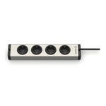 Type F - German Schuko 4 Gang Power Distribution Unit, 3m Cable, 16A, 250 V
