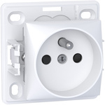 Schneider Electric White 1 Gang Plug Socket, 16A, Indoor Use