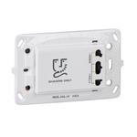 Schneider Electric White 1 Gang Shaver Socket