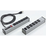 6 Gang Distribution Unit, 4.6m Cable, 125 V ac