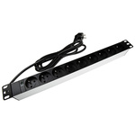 Type E - French 9 Gang Power Distribution Unit, 2.5m Cable, 16A