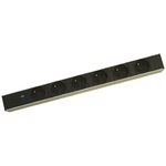 Type E - French 6 Gang Power Distribution Unit, 2.5m Cable, 16A, 230 V ac