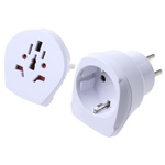 RS PRO Australia, Europe, Italy, Switzerland, UK, USA to Europe, Israel Travel Adapter, Rated At 16A