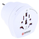 RS PRO Australia, China, Europe, Italy, Switzerland, UK to Europe, US Travel Adapter, Rated At 15A