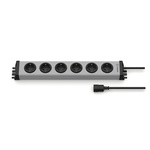 Type F - German Schuko 6 Gang Power Distribution Unit, 1.5m Cable, 16A, 250 V