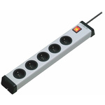 Type E - French 5 Gang Power Distribution Unit, 1.5m Cable, 16A, 250 V