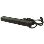 NEMA 5-15R 8 Gang Power Distribution Unit, 4.6m Cable, 15A, 120 V, RCD Protected