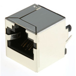 Bel-Stewart SS-60000 Series Female RJ45 Connector, Through Hole, Cat6