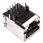 Bel-Stewart SS-71 Series Female RJ45 Connector, Through Hole, Cat5e
